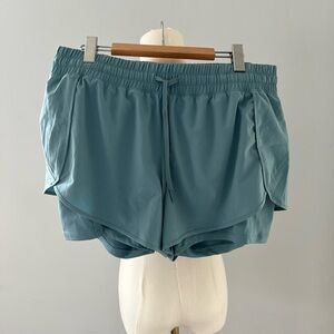 Women's Teal Athletic Shorts